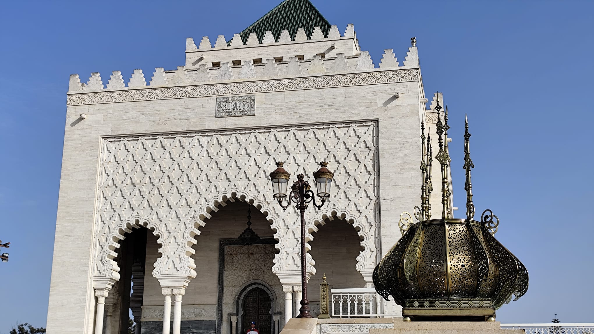 Mausoleo de Mohammed V, joya arquitectónica en Rabat.
