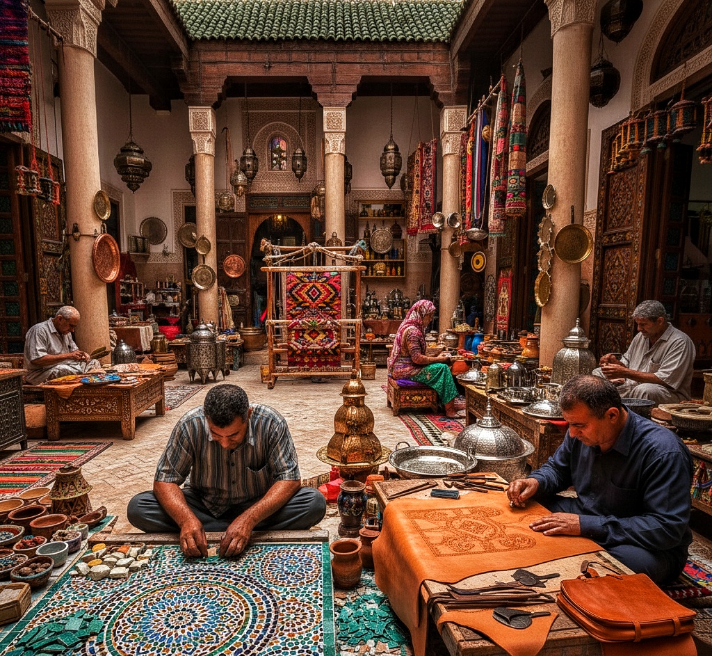 La artesanía marroquí